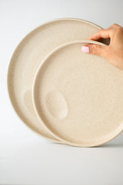 Nature Creme Dipping Plate 25 cm